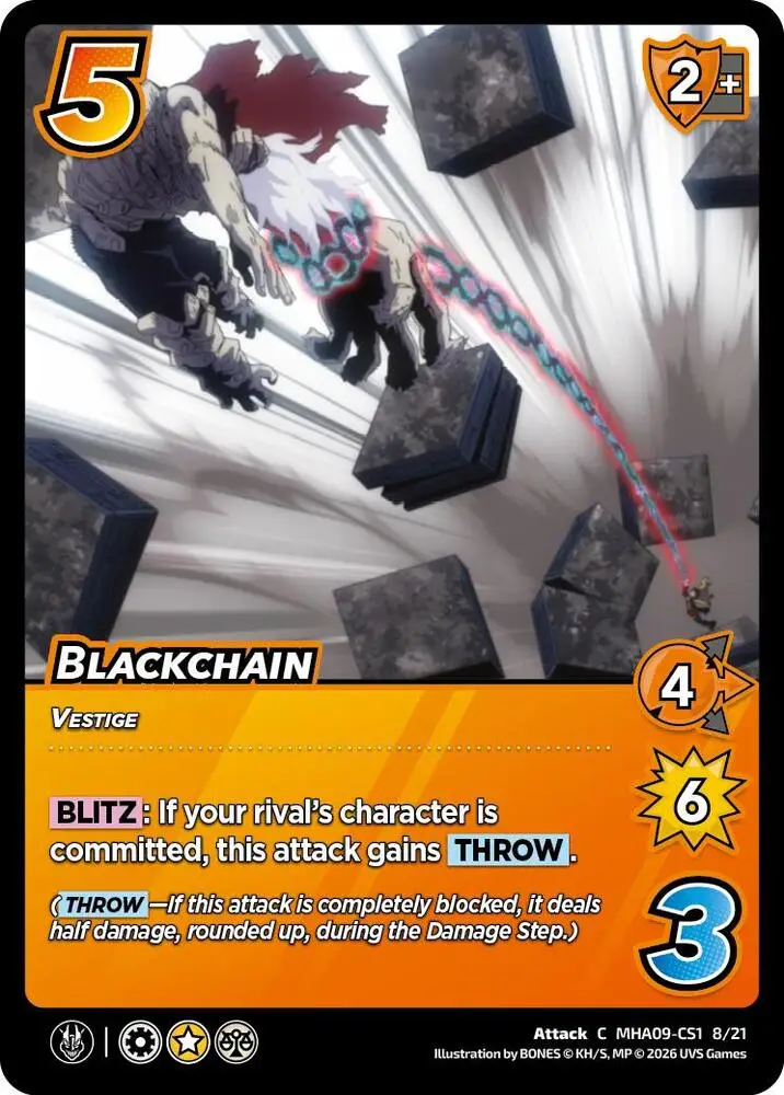 Blackchain card front