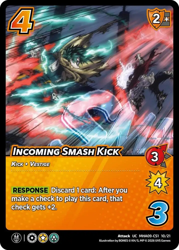 Incoming Smash Kick card front