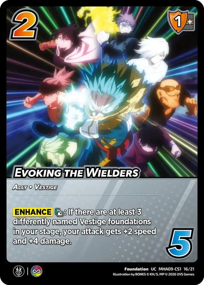 Evoking the Wielders card front