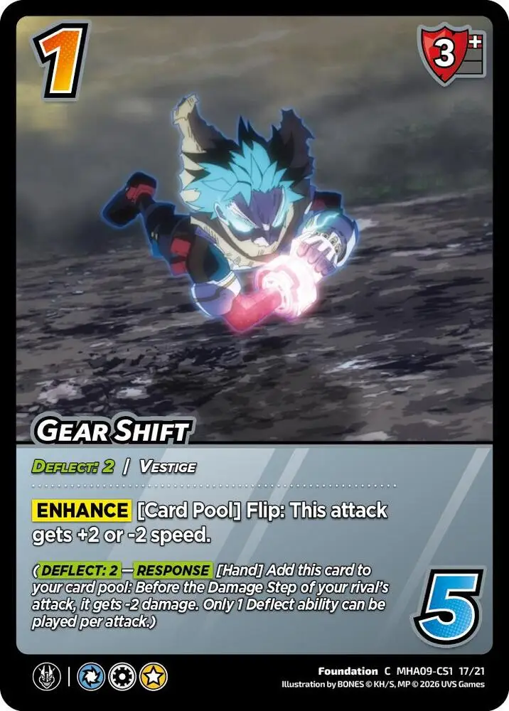Gear Shift card front