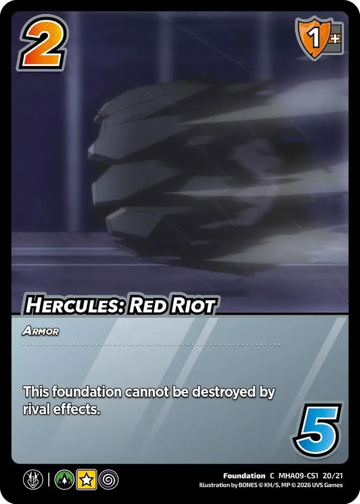 Hercules: Red Riot card front