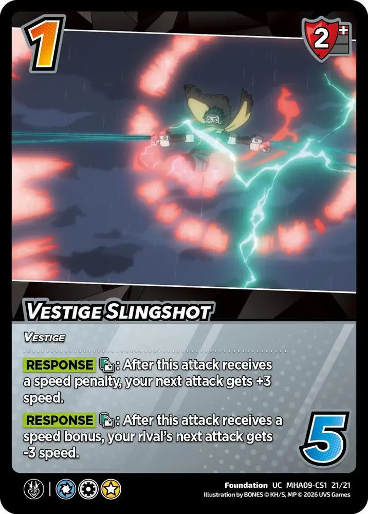 Vestige Slingshot card front