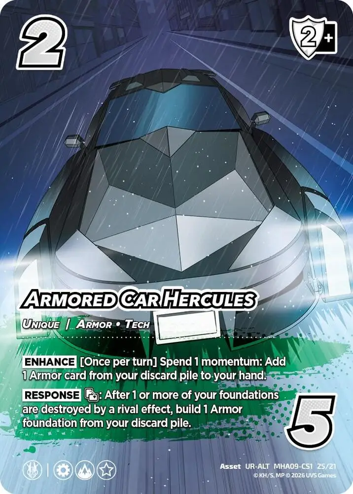 Armored Car Hercules (Alternative Art) card front