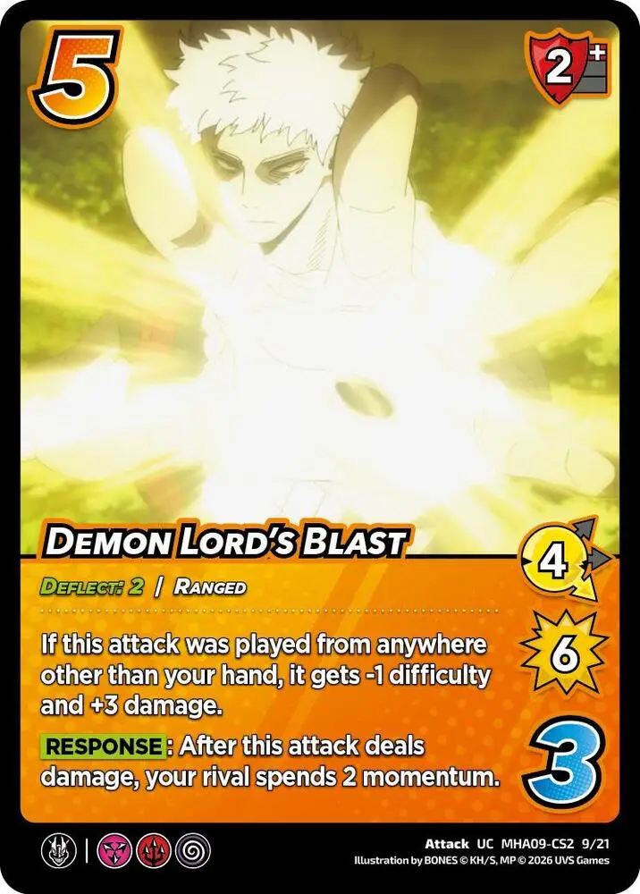 Demon Lord's Blast card front