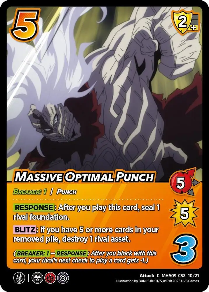 Massive Optimal Punch card front