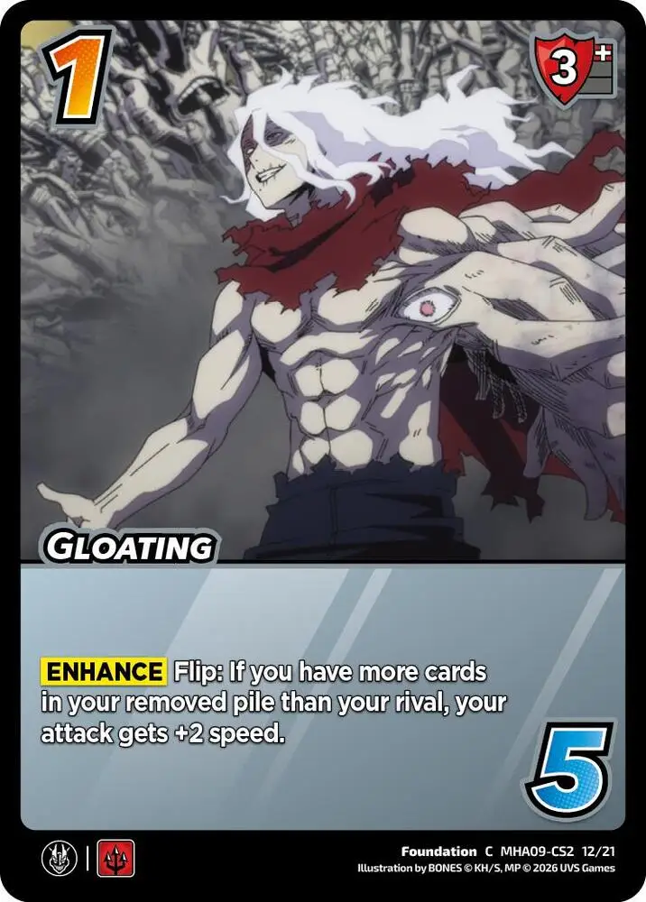 Gloating card front