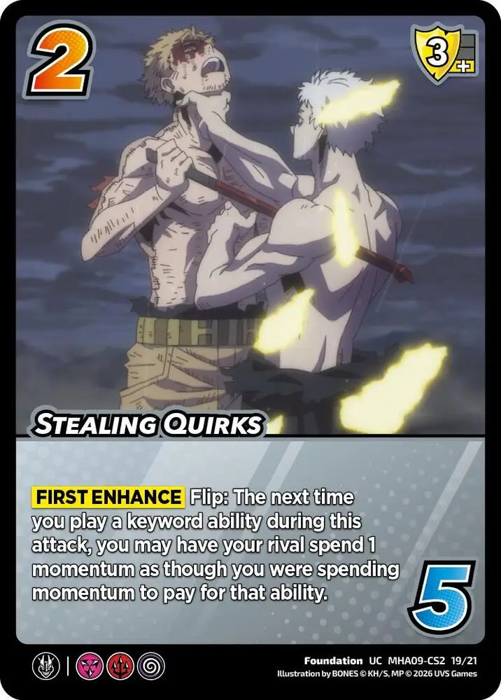 Stealing Quirks card front