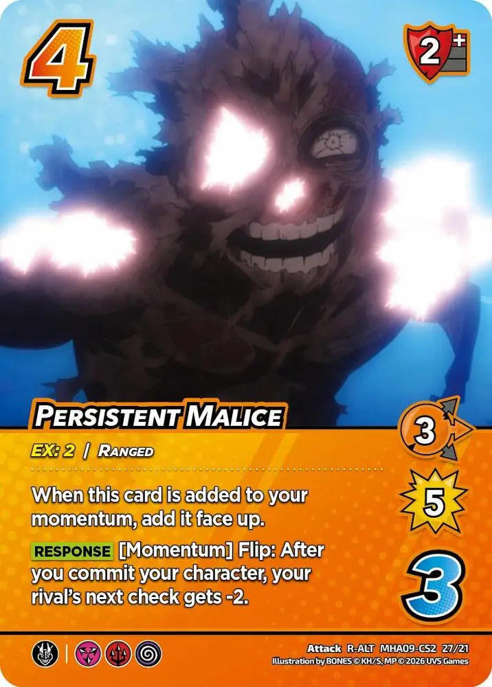 Persistent Malice (Alternative Art) card front