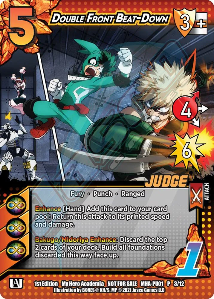 Double Front Beat-Down (Plus Ultra Pack 1 Judge) card front