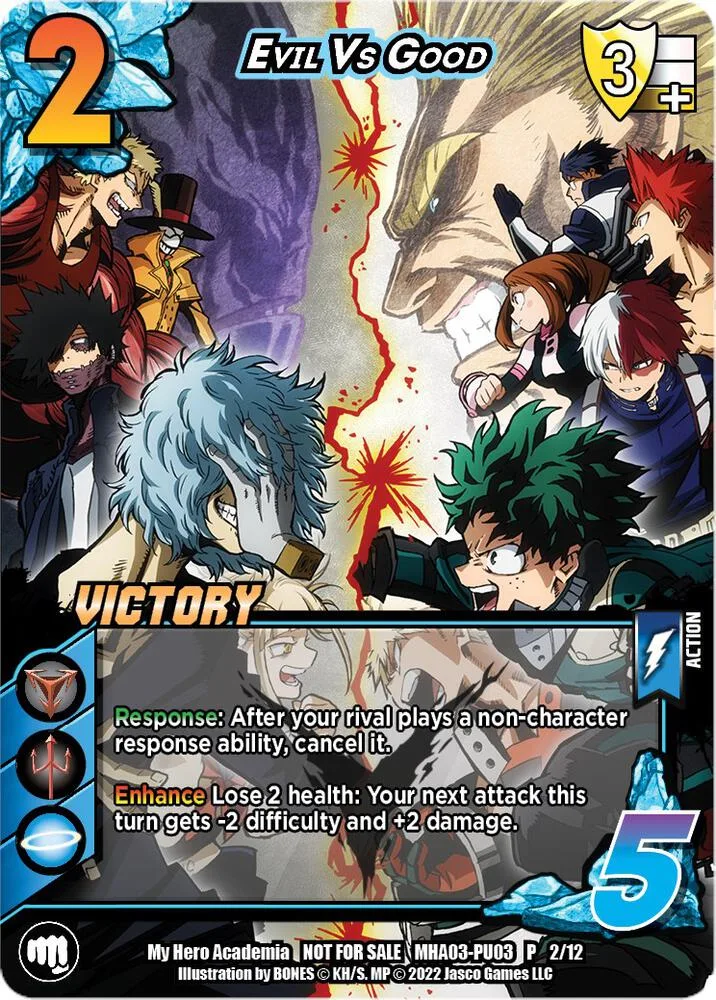 Evil vs. Good (Plus Ultra Pack 3 Victory) card front
