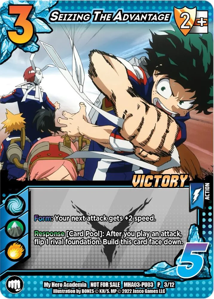 Seizing The Advantage (Plus Ultra Pack 3 Victory) card front
