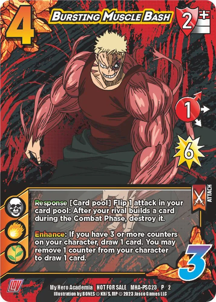 Bursting Muscle Bash (Provisional Store Championship 2023) card front