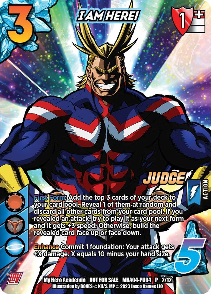 I AM HERE! (Plus Ultra Pack 4 Judge) card front