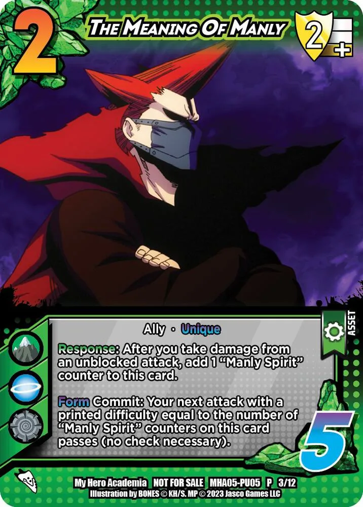 The Meaning of Manly (Plus Ultra Pack 5) card front