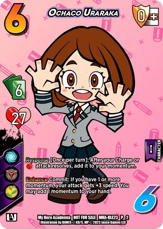 Ochaco Uraraka (Regional License Exam 2023) card front
