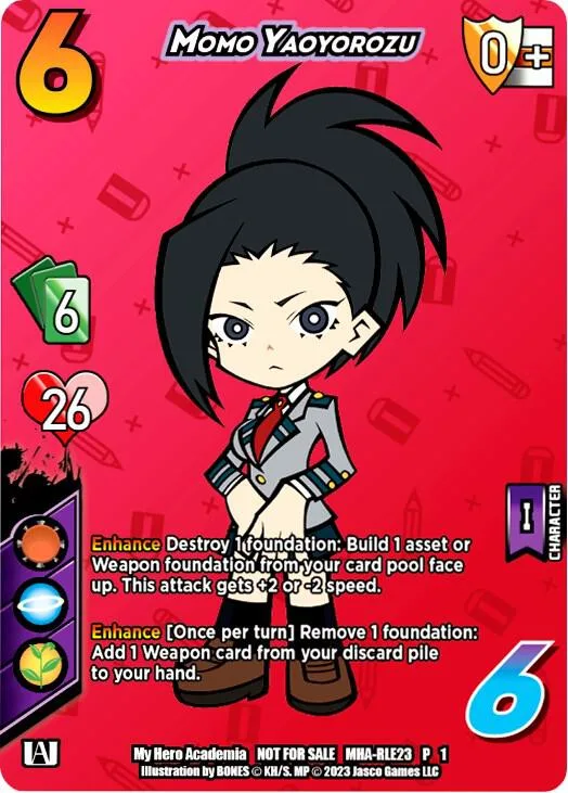 Momo Yaoyorozu (Regional License Exam 2023) card front