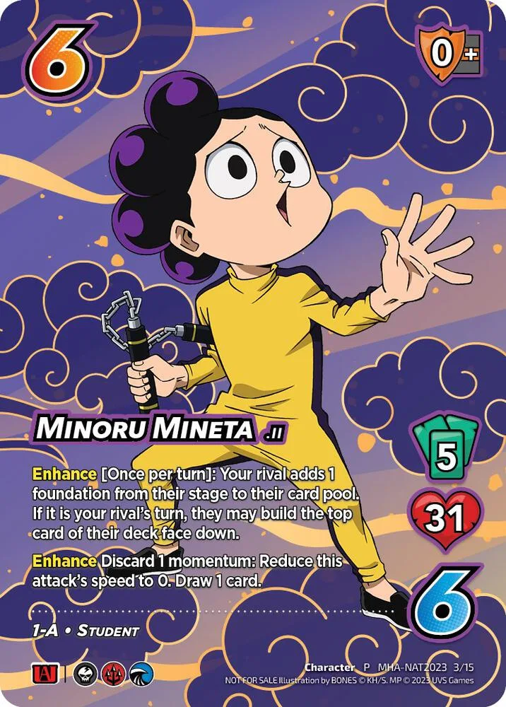 Minoru Mineta (Pro Hero Nationals 2023) card front