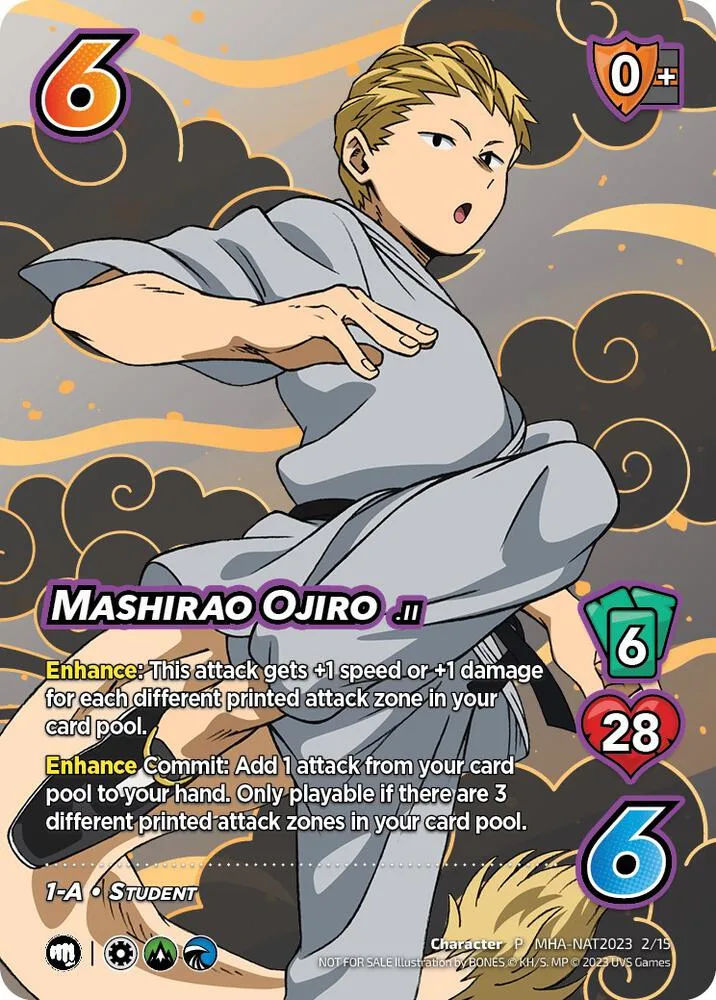 Mashirao Ojiro (Pro Hero Nationals 2023) card front
