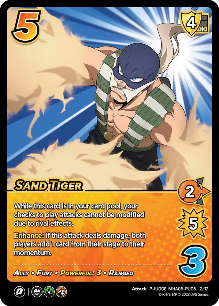 Sand Tiger (Plus Ultra Pack 6 Judge) card front