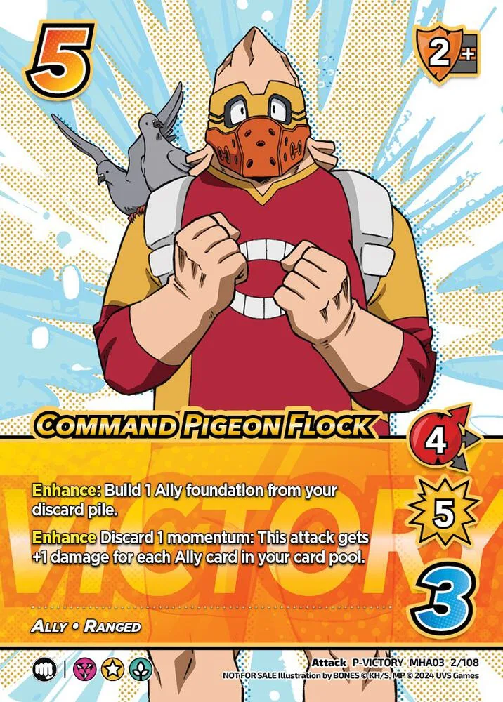 Command Pigeon Flock (March LGS Victory Promo) card front