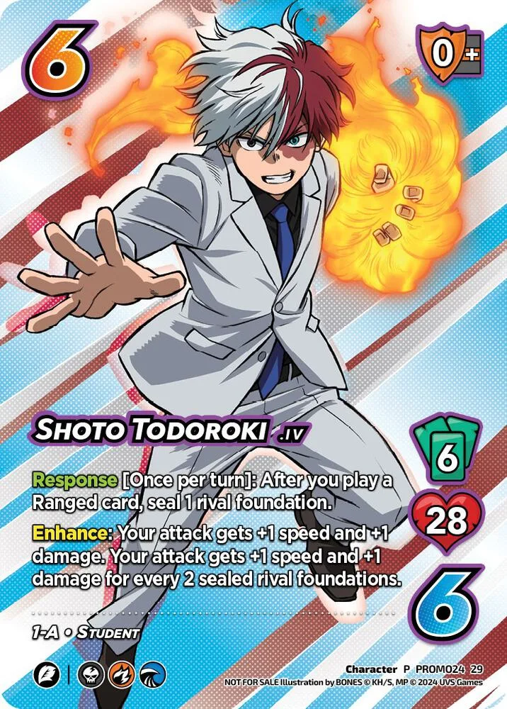 Shoto Todoroki (Season 1 Local Qualifier Promo) card front