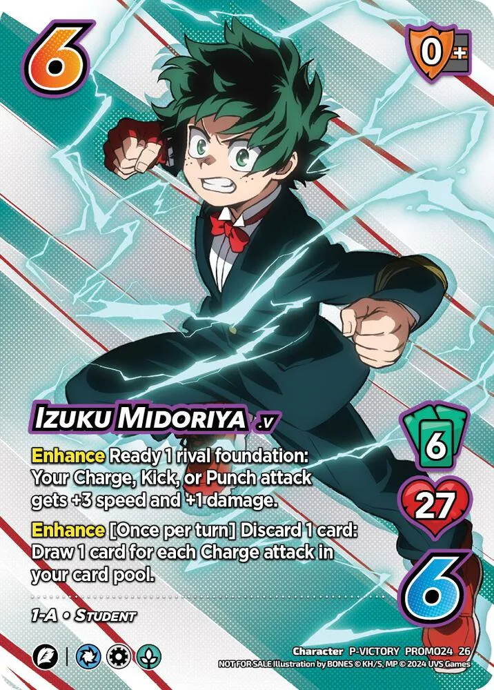 Izuku Midoriya (Season 1 Local Qualifier Promo) card front