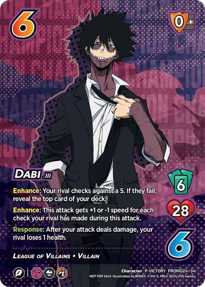 Dabi (2024 Regionals Season 2) (Victory) card front
