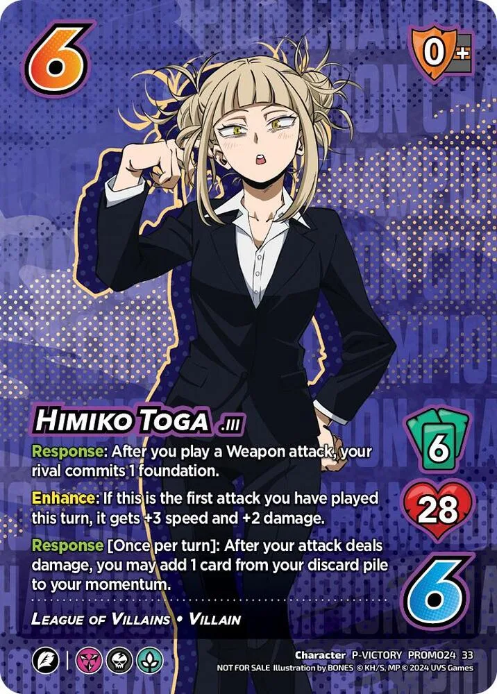 Himiko Toga (2024 Regionals Season 2) (Victory) card front