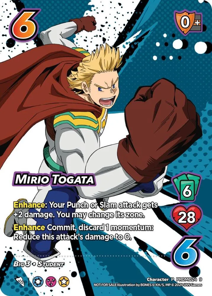 Mirio Togata card front