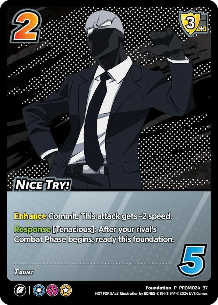 Nice Try! card front