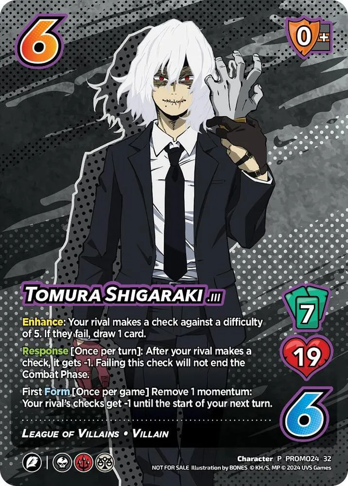 Tomura Shigaraki (2024 Regionals Season 2) card front