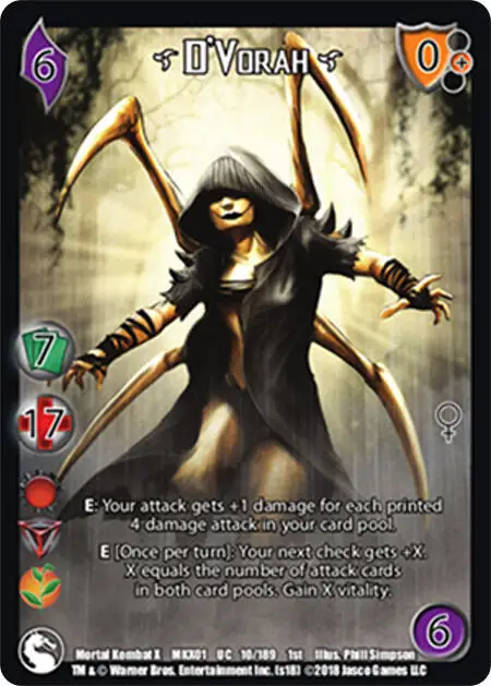 D'Vorah* card front