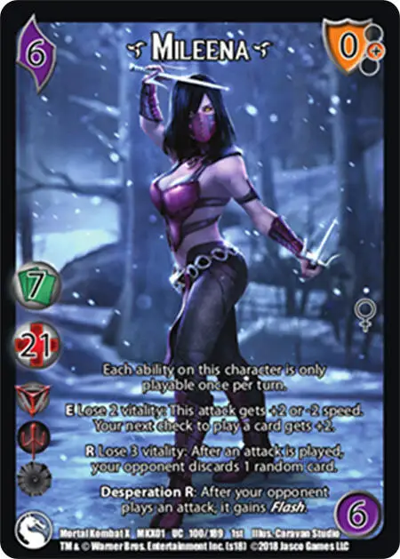 Mileena* card front