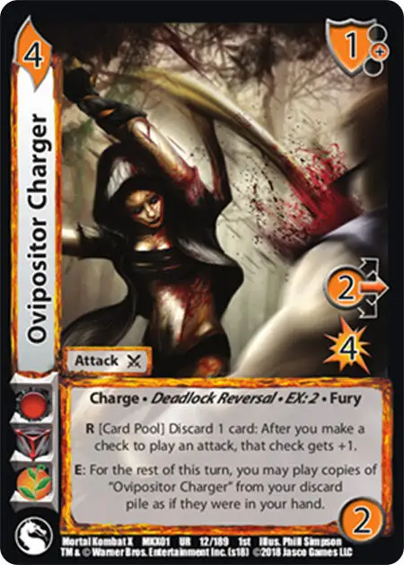 Ovipositor Charger card front