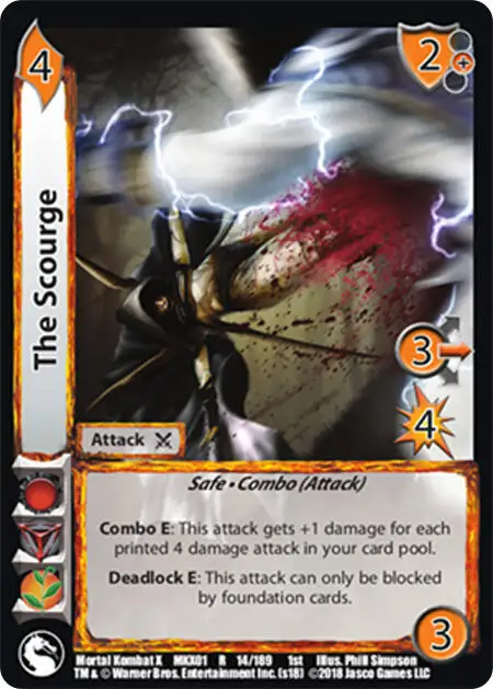 The Scourge card front