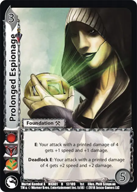 Prolonged Espionage card front