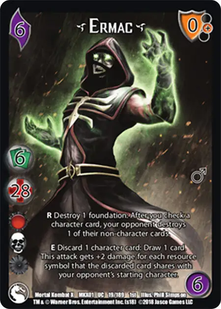 Ermac* card front