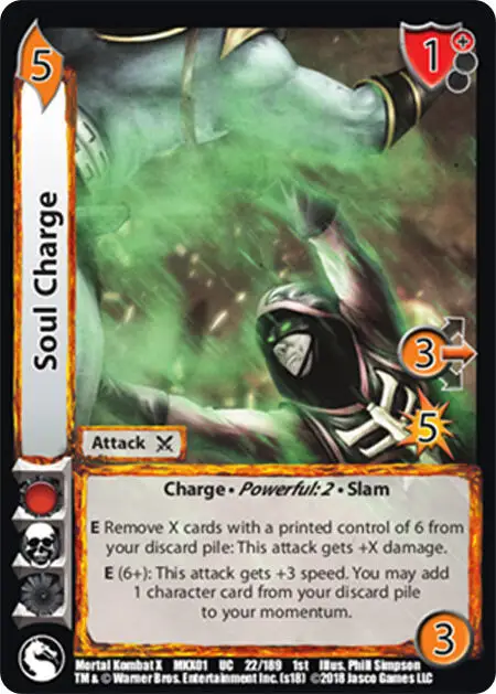 Soul Charge card front
