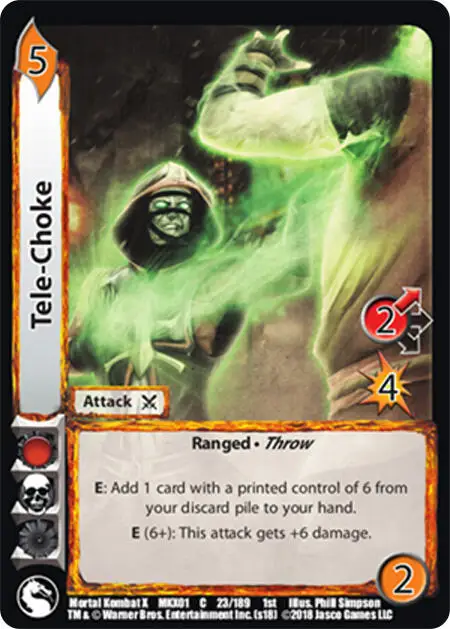 Tele-Choke card front
