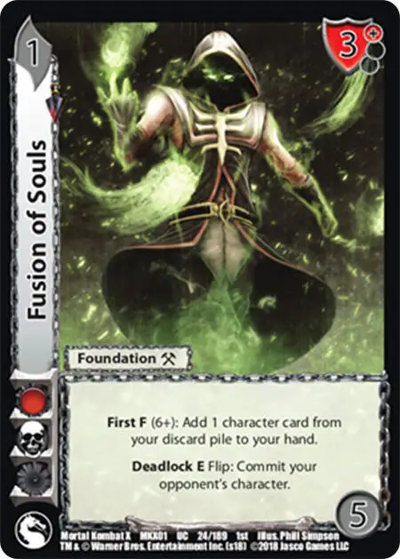 Fusion of Souls card front