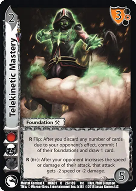 Telekinetic Mastery card front