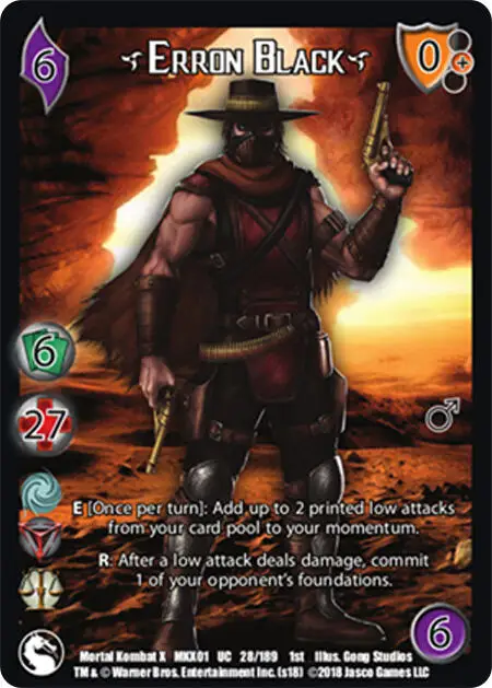 Erron Black* card front