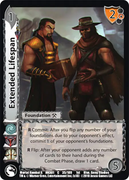 Extended Lifespan card front