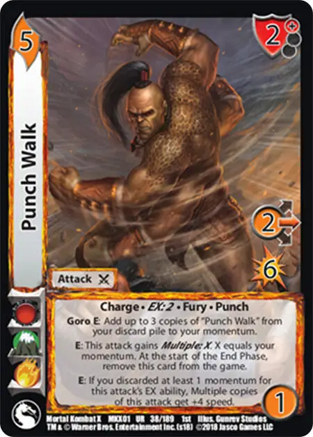 Punch Walk card front