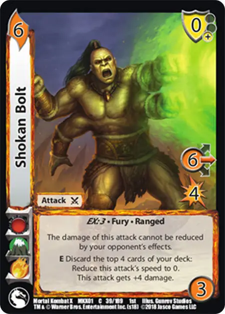 Shokan Bolt card front