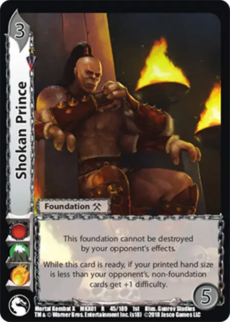 Shokan Prince card front
