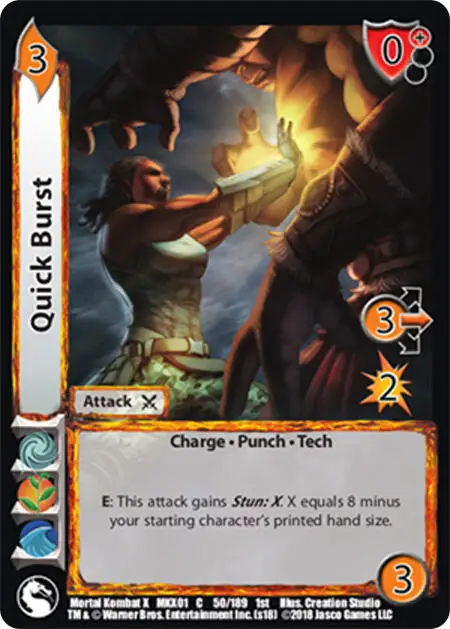 Quick Burst card front