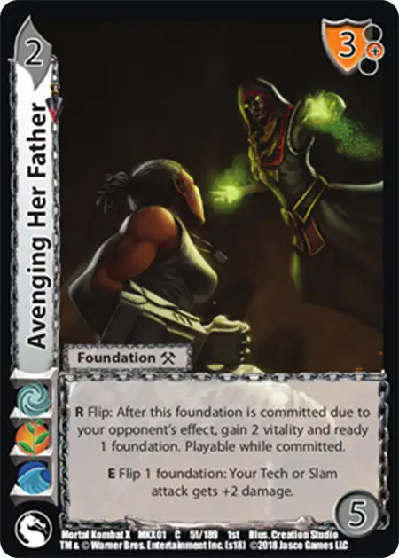 Avenging Her Father card front
