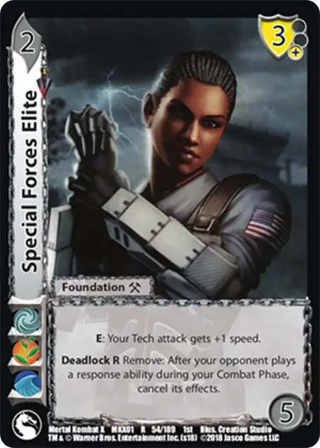 Special Forces Elite card front