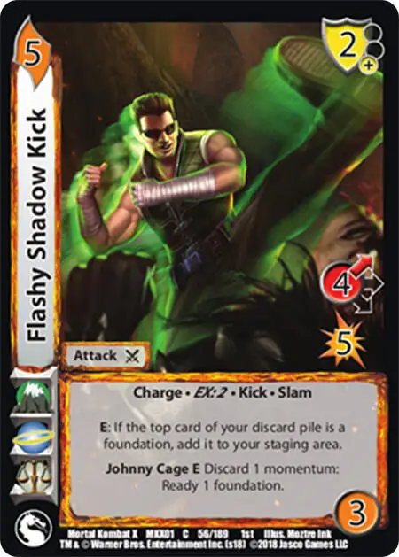 Flashy Shadow Kick card front